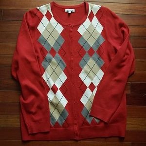 Croft & Barrow argyle Cardigan 💥 FINAL PRICE 💥